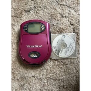 Vintage VideoNow Personal Video Player Pink/red with Case & 2 Discs Nickelodeon